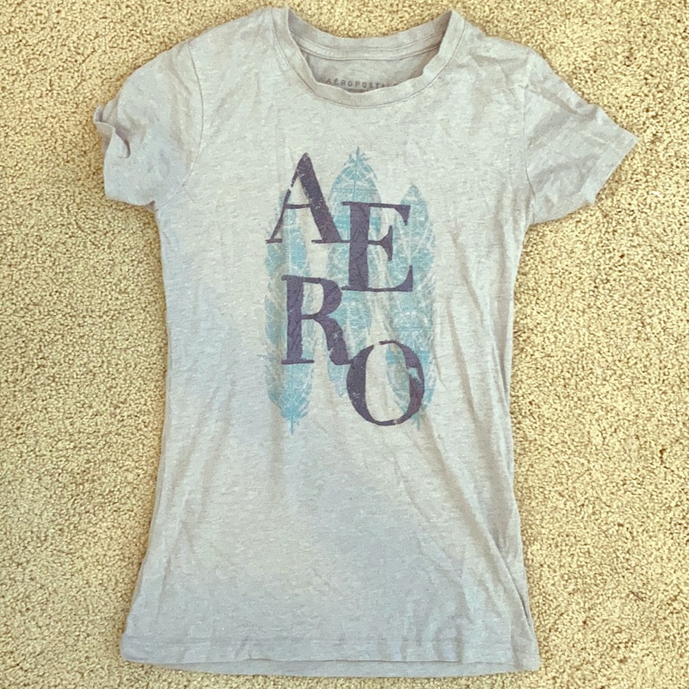 Girls grey Aeropostale t shirt comfy